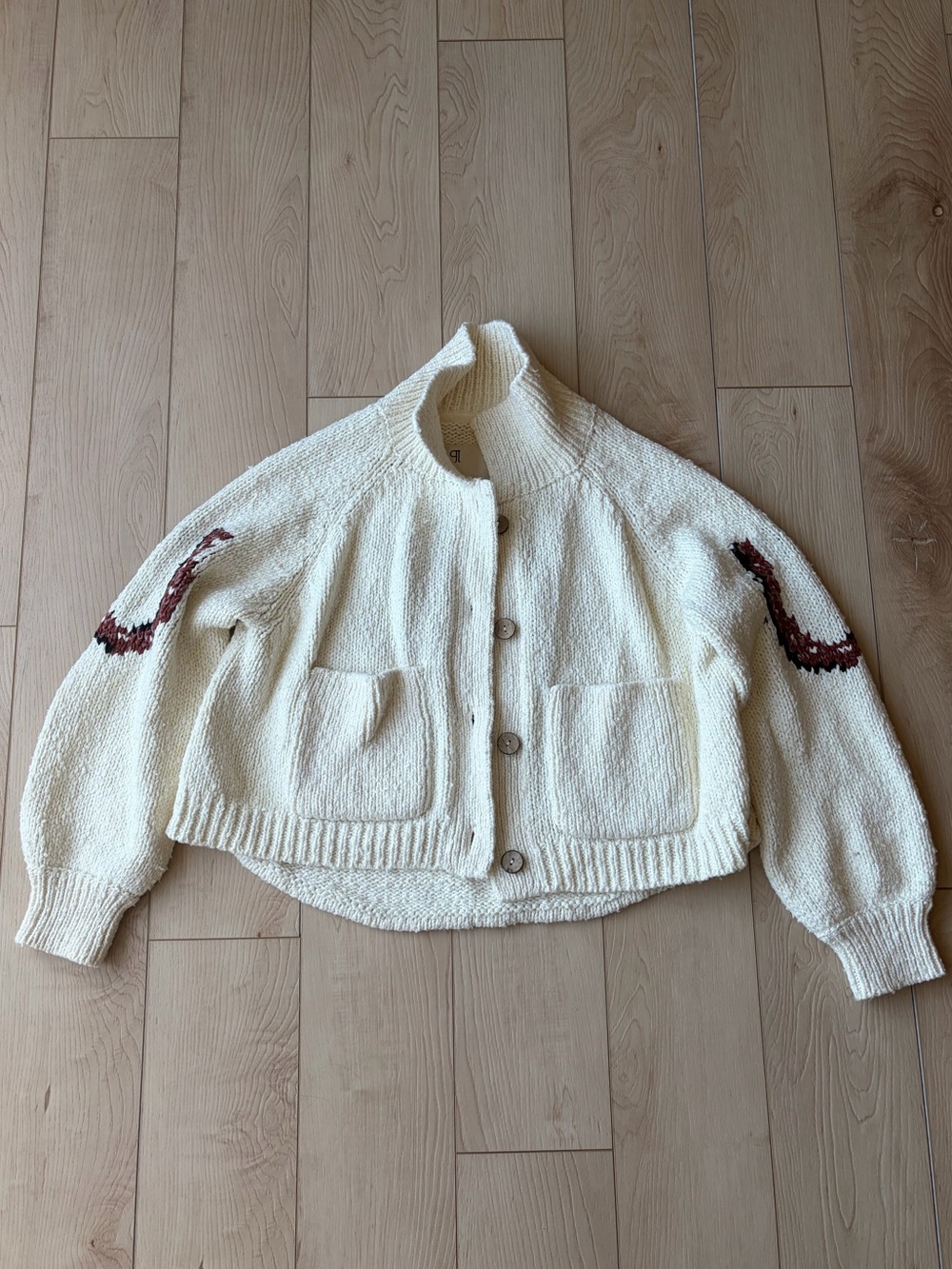 Anthropologie Pilcro Knit Western Horse Cardigan - Picture 4 of 5